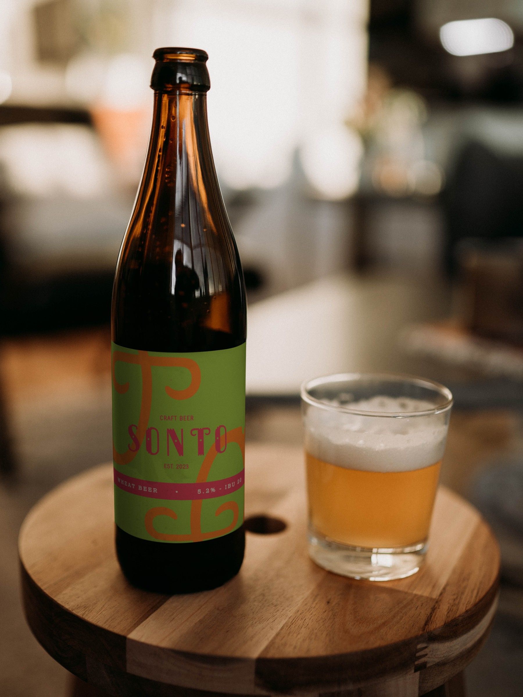 Sonto Beer bottle photo — Wheat Beer