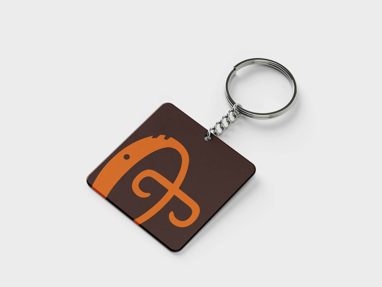 Sonto Beer keychain mockup — logo design